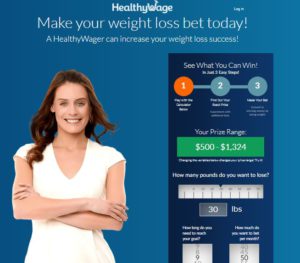 healthywage review - determine your goal and Prize