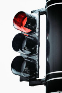 image of a red light