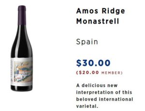 direct cellars Amos Ridge Monastrell