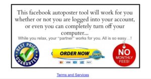 facebook autoposter screenshot