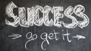success written on a chalkboard