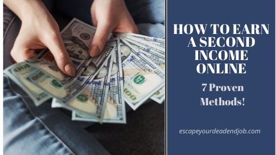 how to earn a second income online