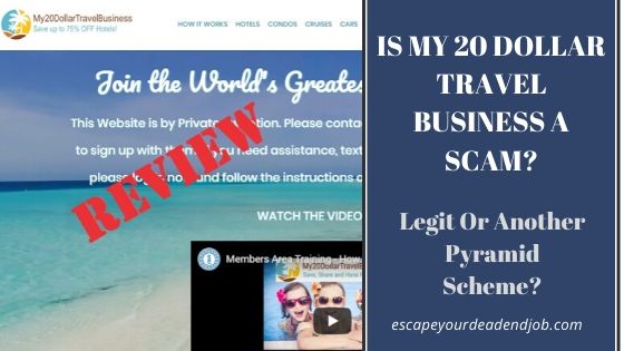 is my 20 dollar travel business a scam