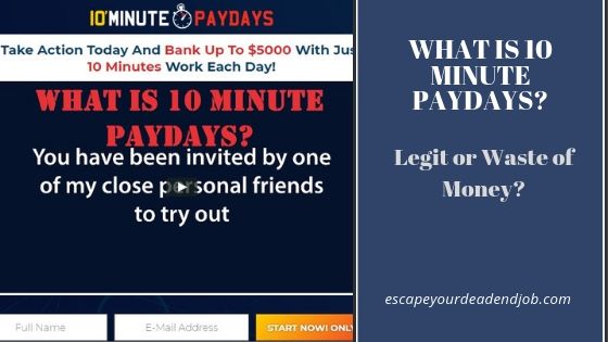 what is 10 minute paydays