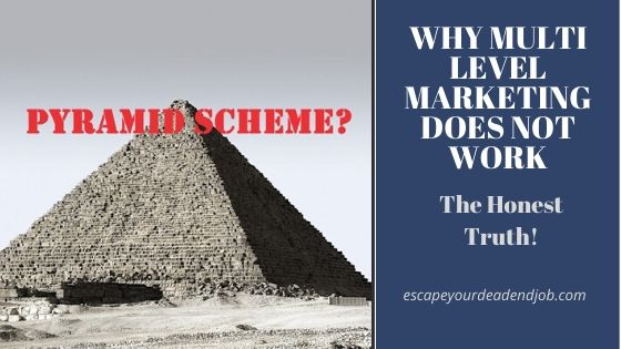 Is Multi level marketing a pyramid scheme?